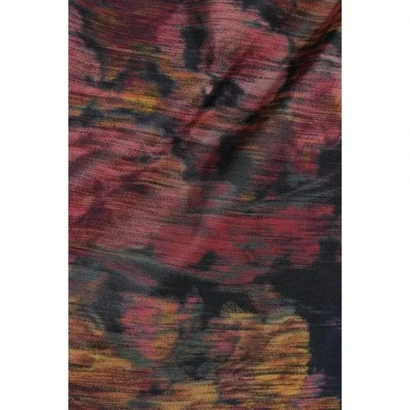 Ulla Johnson Leyna Gathered Printed Taffeta Midi Dress Floral Open Back Size 2